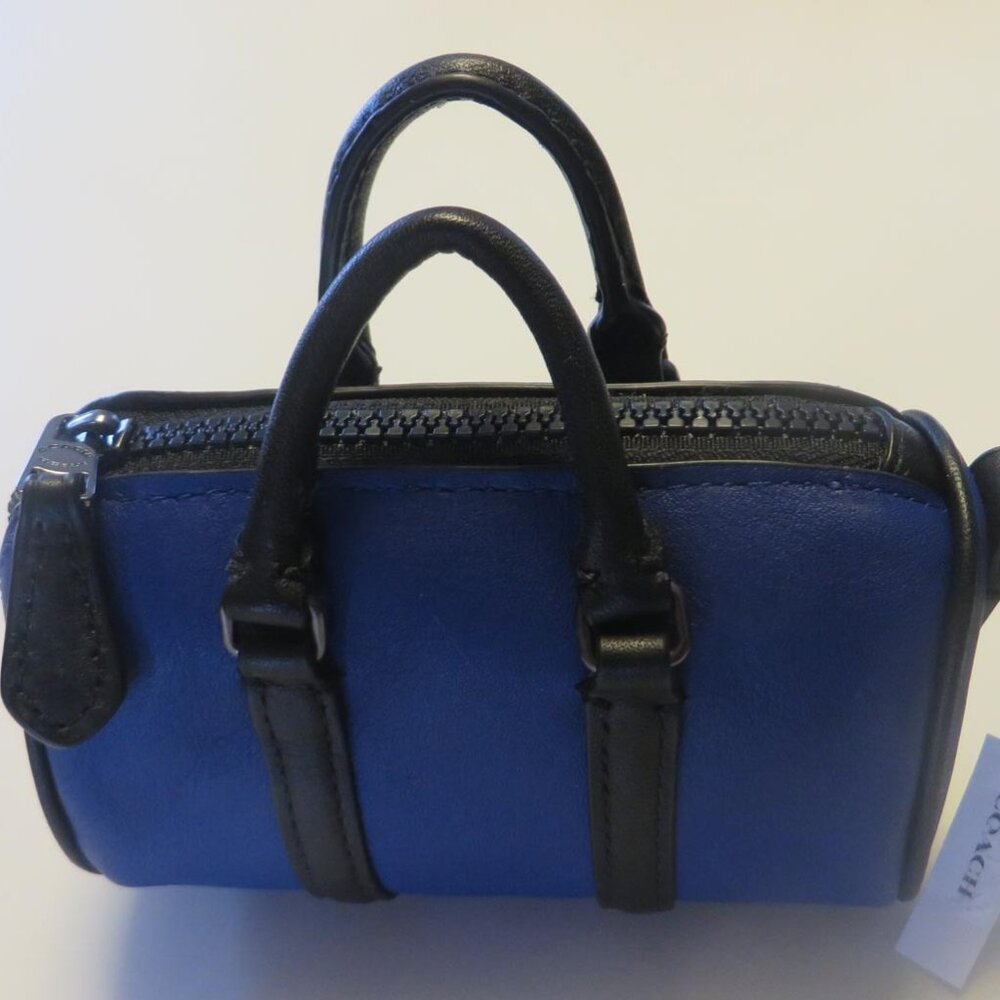 NWT Coach Micro Venturer Mini Duffle Bag Key Fob - Keychain C6961 Retail $150